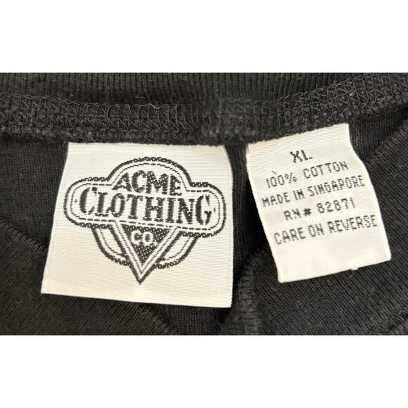 Vintage Taz American Legend Looney Tunes Long Sleeve Henley Shirt Embroidered XL - Picture 4 of 5